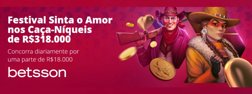 Betsson exibe mega Festival Sinta o Amor nos Caça-Níqueis | Caça Niquel