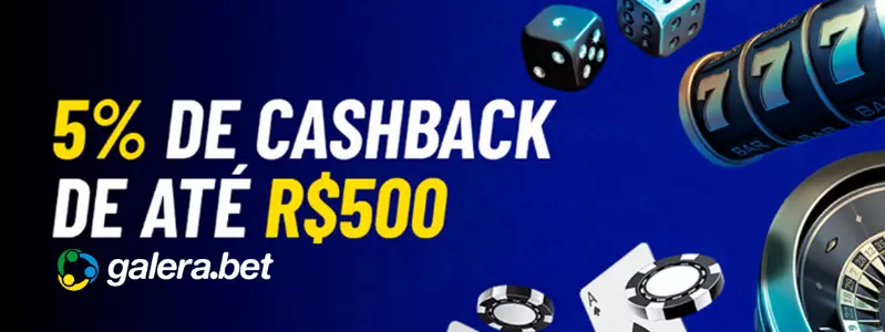 Galera.bet brinda jogador com um super Cashback de Cassino | Caça Niquel