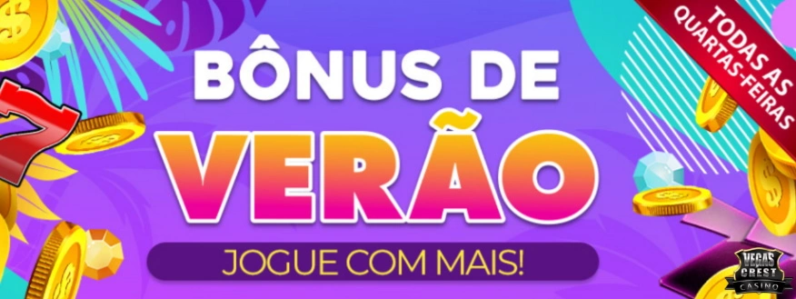 Vegas Crest Casino oferece até 200% de extra em Bônus de Verão | Caça Niquel