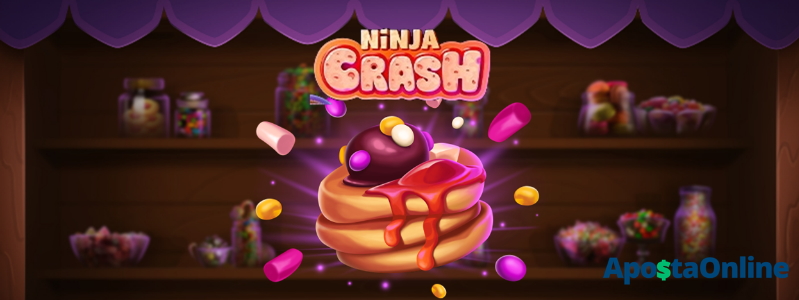 ApostaOnline oferece doces cortes com o Ninja Crash Caça Níquel